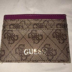 GUESS mini card holder